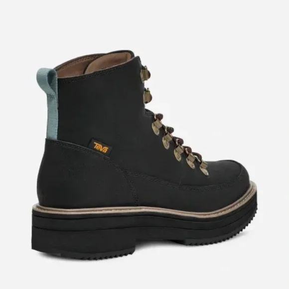 Women’s Teva Black lace up boots, size 9.5 - Picture 12 of 14